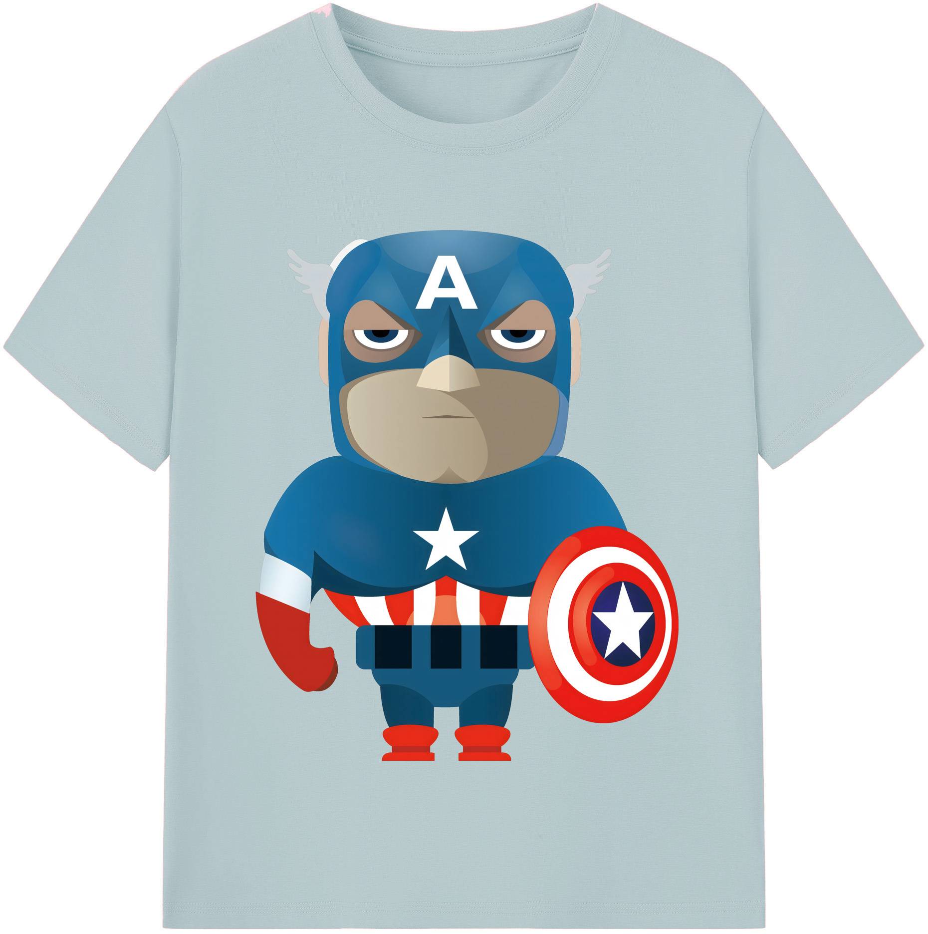 （画像用） アベンジャーズ The Avengers 綿100％半袖Tシャツ（フロントプリント）
